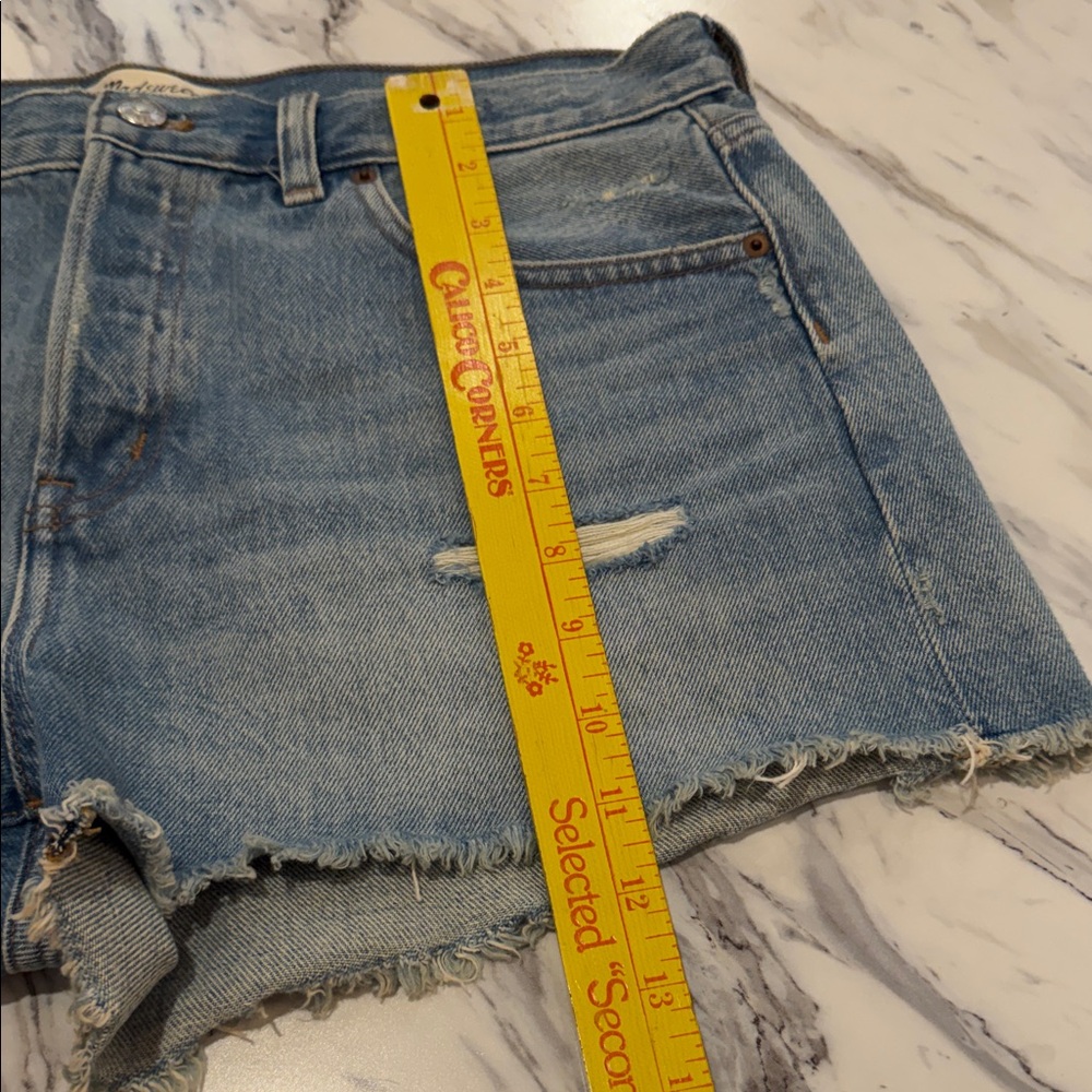 MADEWELL Brynn Blue Jean Shorts 29 - Picture 13 of 13